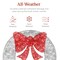 Best Choice Products 36in Pre-Lit Outdoor Christmas Wreath, LED Metal Holiday Décor w/ 120 Lights, Bow